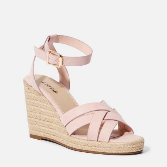 JustFab Shoes - Parker Espadrille Wedge
